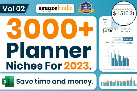 Download 3000+ Planner Niches 2023 for Amazon KDP - 2023 Collection