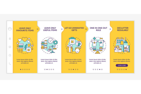 Download Decluttering Advices Onboarding Template - Decluttering Collection