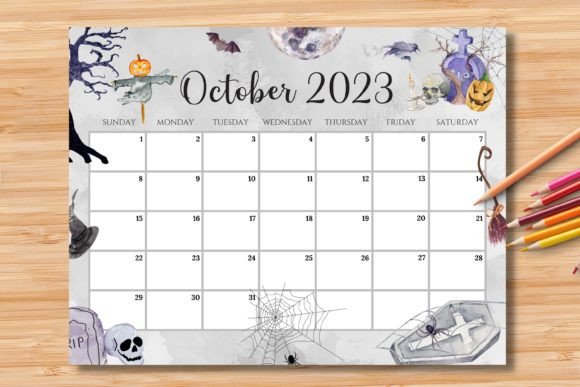 Download Editable /Fillable October 2023 Calendar - 2023 Collection