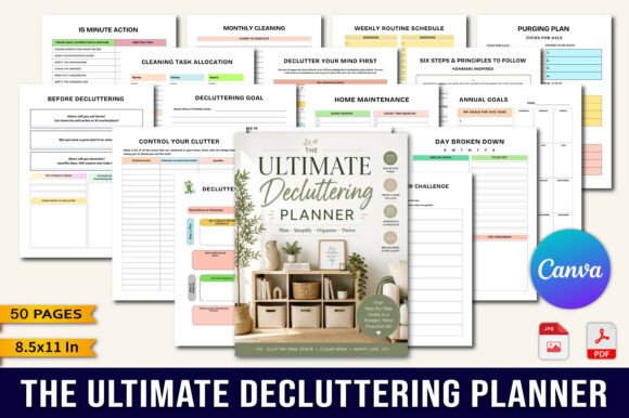 Download The Ultimate Decluttering Planner - Decluttering Collection