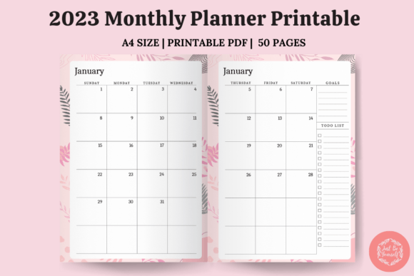 Download 2023 Monthly Planner Printable - 2023 Collection