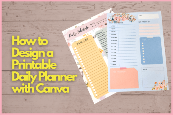 Download How to Design a Printable Daily Planner with Canva - Printable Collection