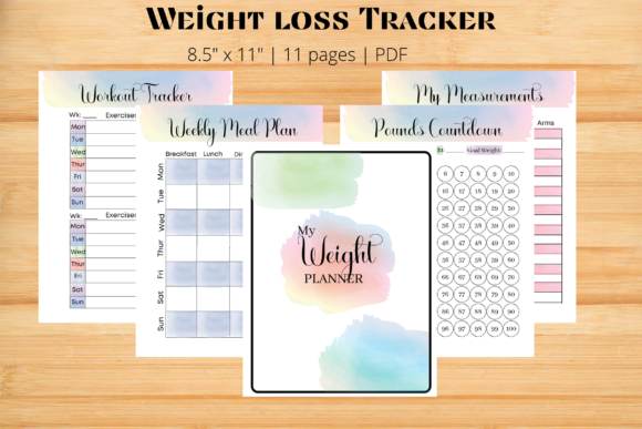 Download Weight Loss Planner Tracker - Tracker Collection