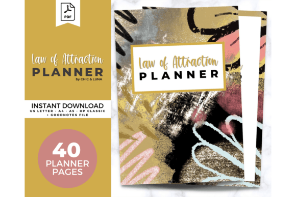 Download Law of Attraction Planner - Printable - Printable Collection