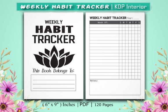 Download Weekly Habit Tracker | KDP Interior - Tracker Collection